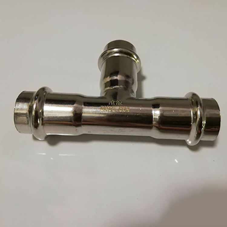 青岛不锈钢卡压式管件端口部分有环状U形槽